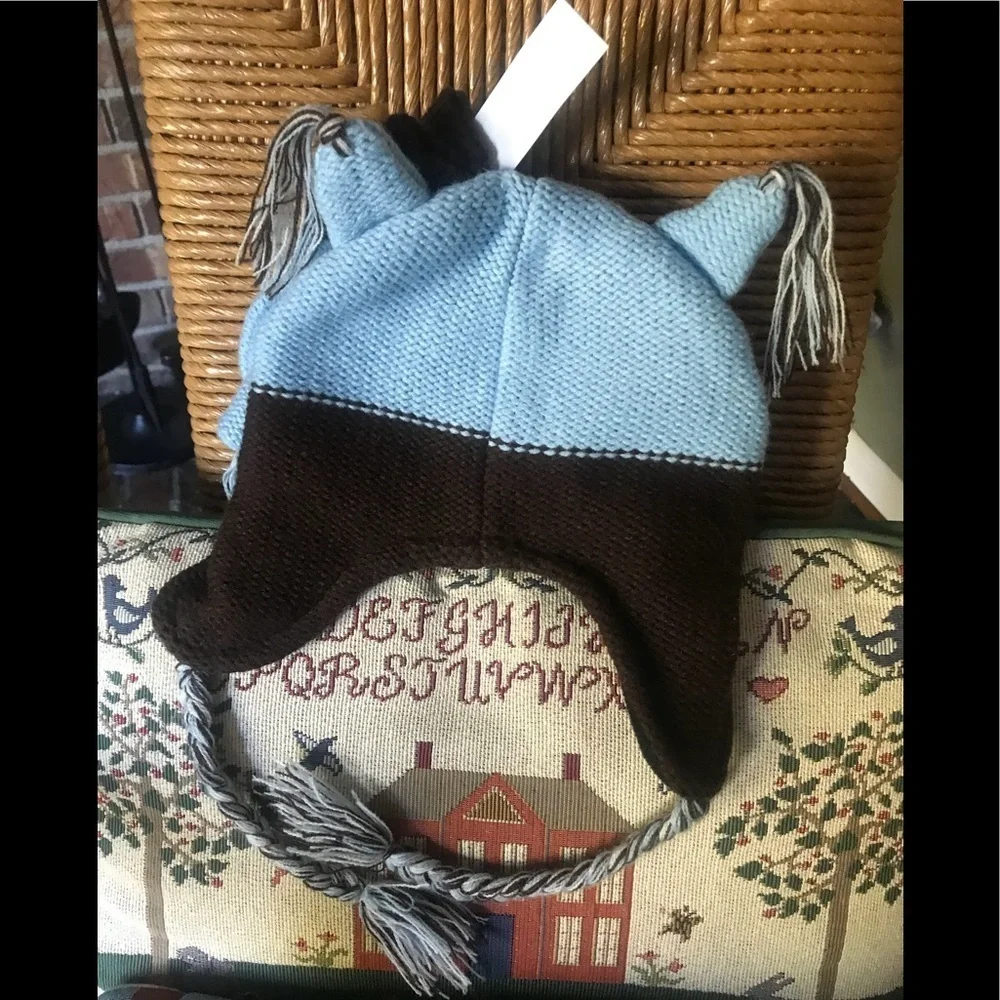 💙 Baby Owl Crochet 3-piece Hat And Matching Warmers